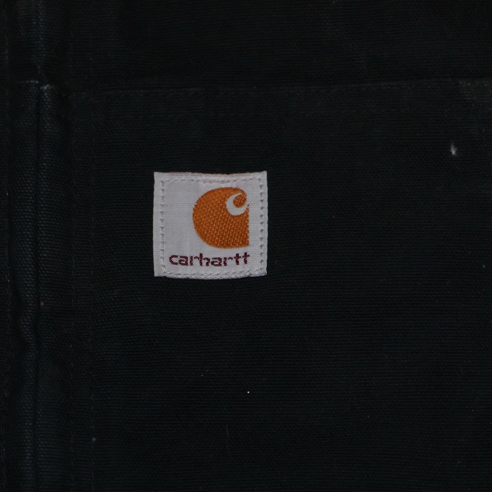 Carhartt J140 BLK 2XL Black Quilted Lined Active Jacket Hooded Workwear - Picture 3 of 9